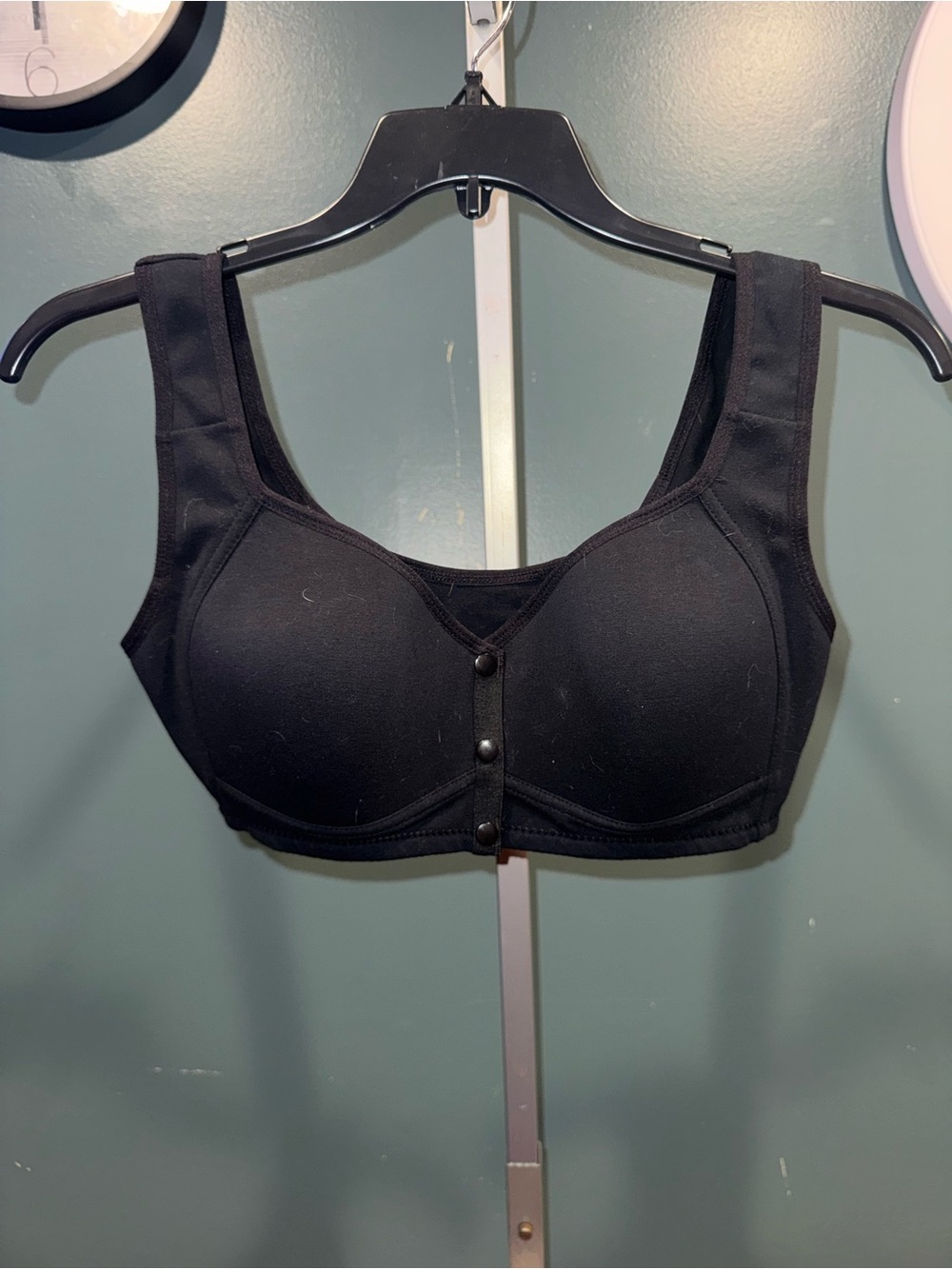 Black Front-Closure Support Bra - Women Intimates